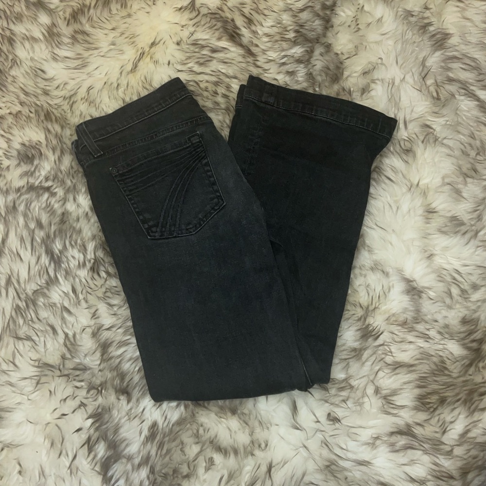 7 for all mankind black dojo jeans